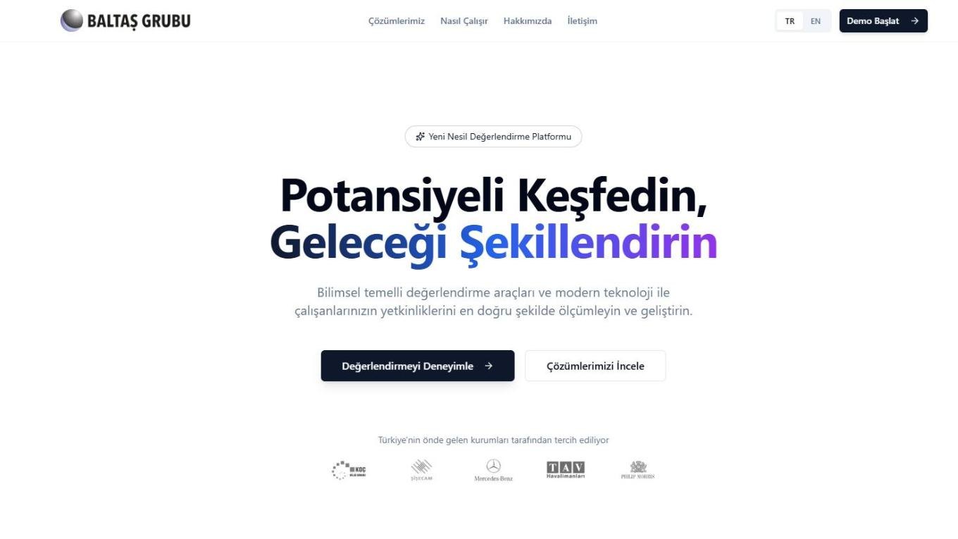 BIG Compass web sitesi ekran görüntüsü